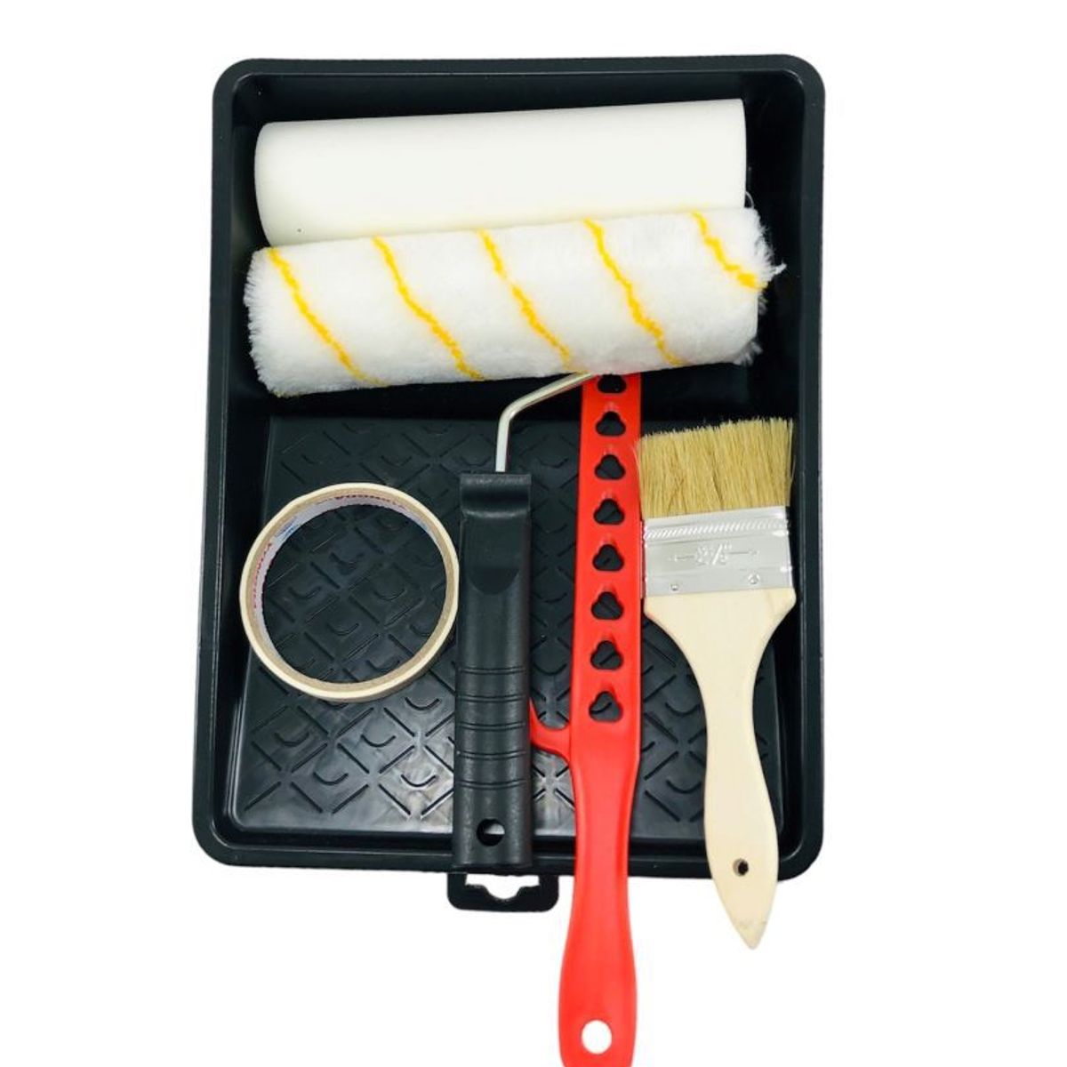 GENERICO - Kit Accesorios Para Pintar 6pcs Rodillosbrochascinta