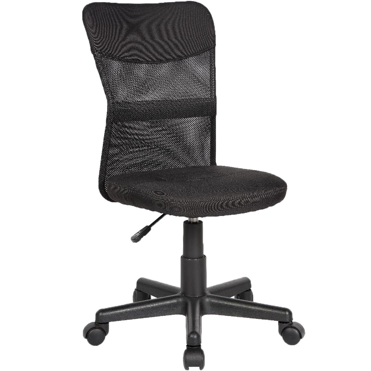 AKIVOY - Silla para Oficina Escritorio Evolucion En Malla y PaÃ±o Color Negro_.