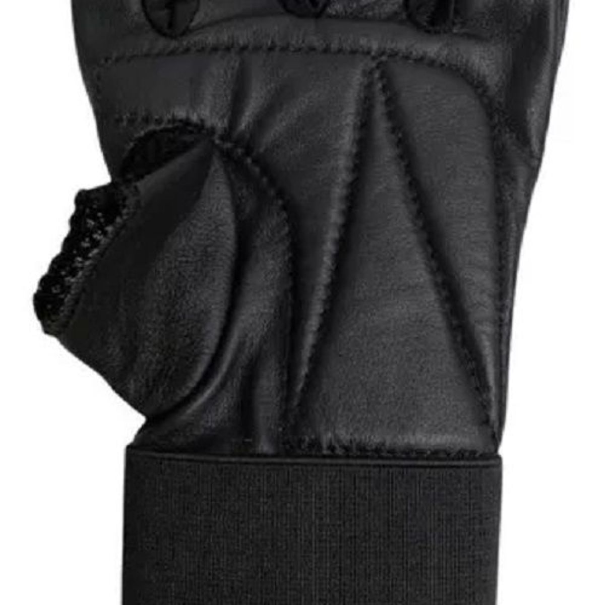 GENERICO - Guante Para Barras Gym Cuero -Tela Talla L