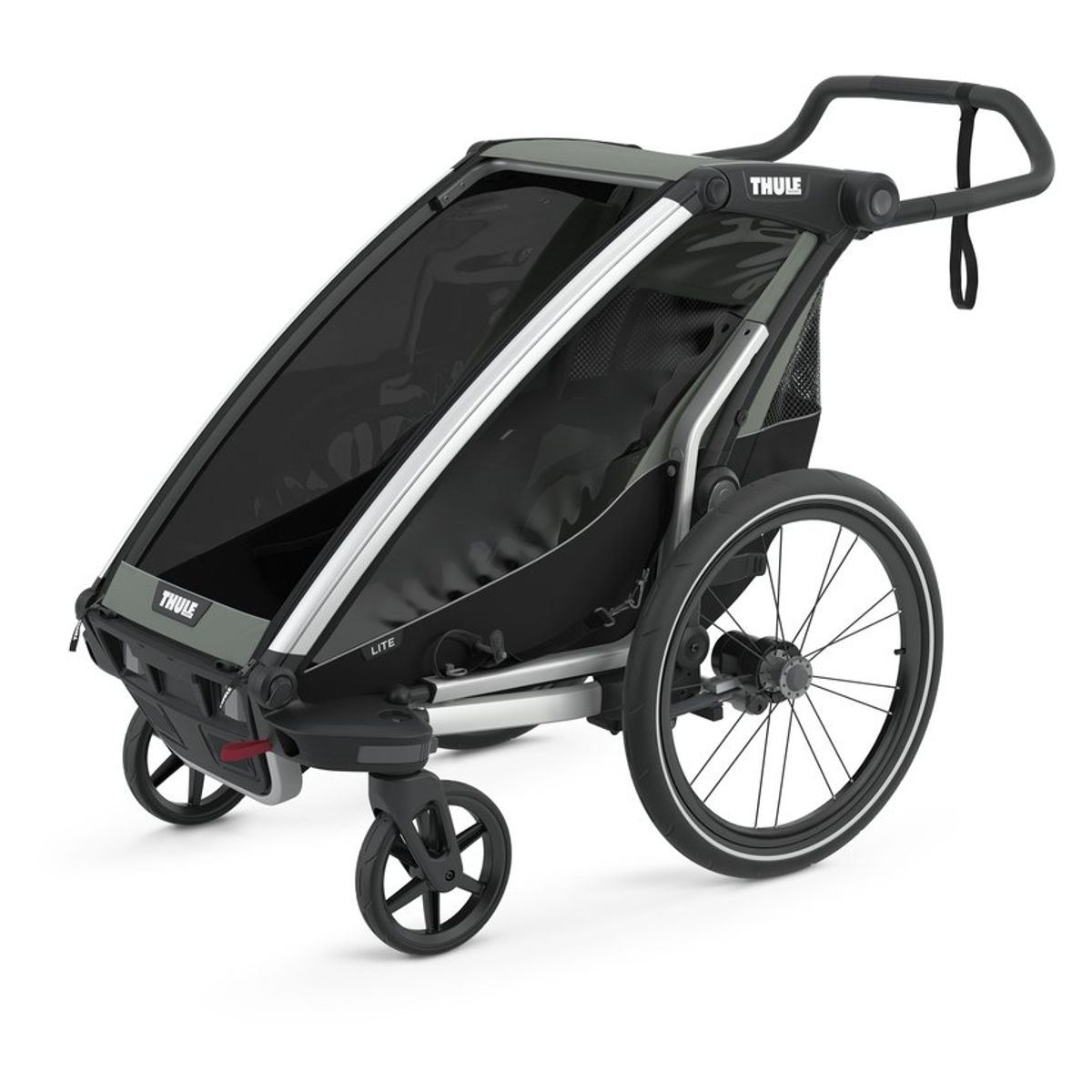 THULE - Coche de Niño de Bicicleta 1 puesto Thule Chariot Lite Verde