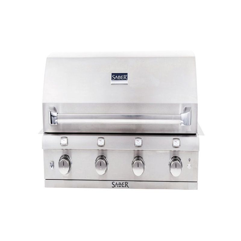 GENERICO - Asador a gas 4 quemadores empotrable saber r67sb0317