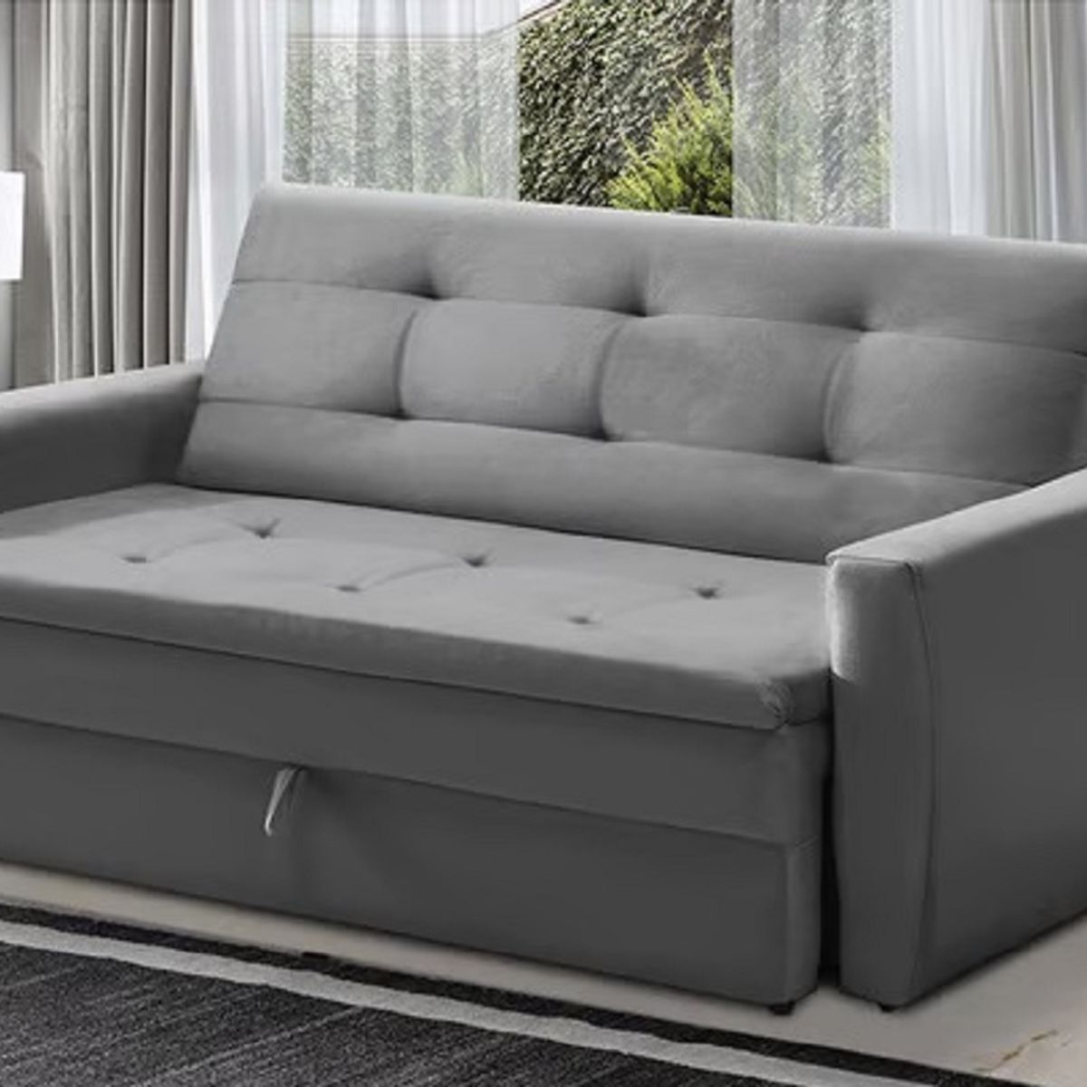 PLUMA HOME - NUEVO   Sofacama Renovece Grey  **2puestos Multifuncional
