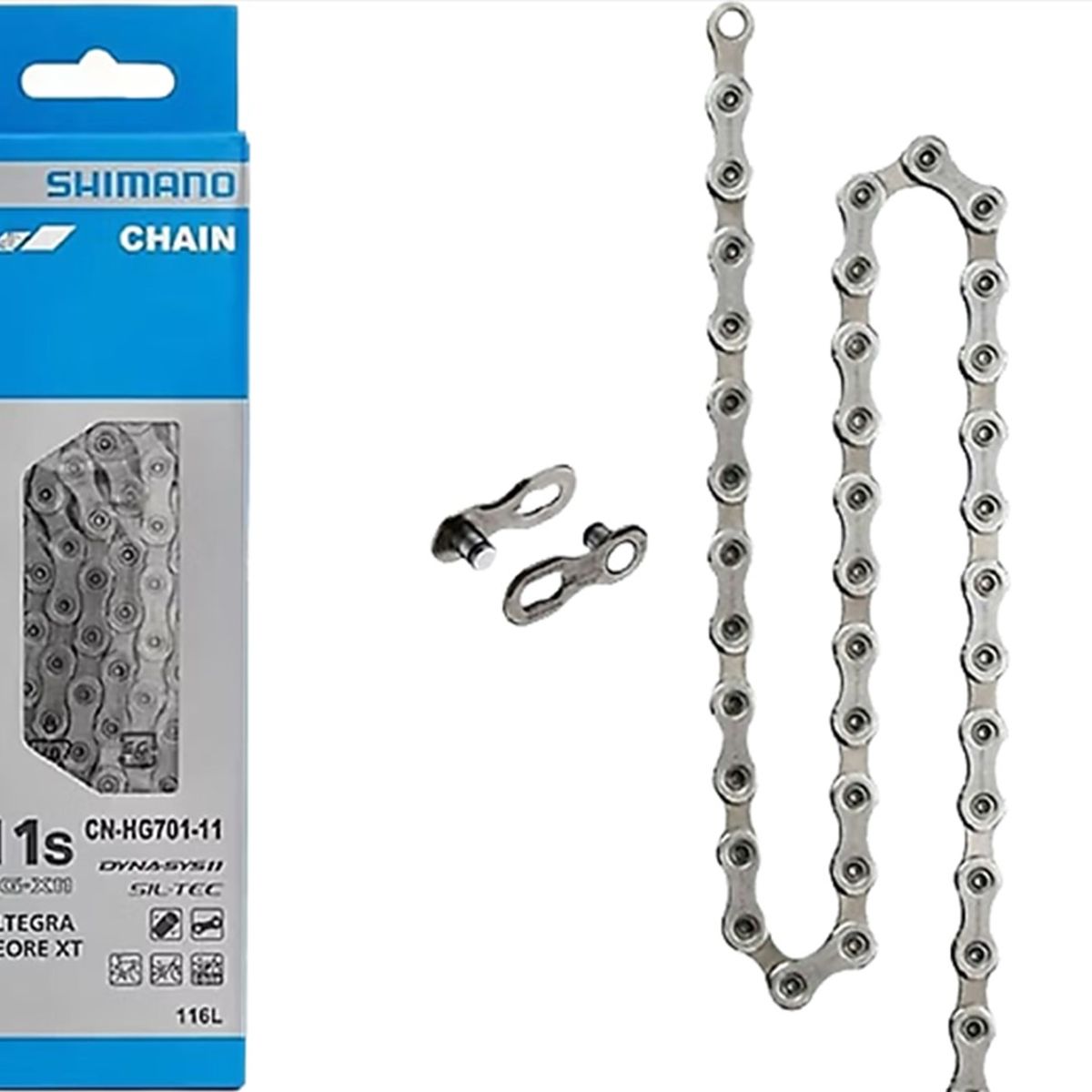 SHIMANO - Cadenilla Hg701 11 V Bicicleta Shimano Xt Ultegra Cadena