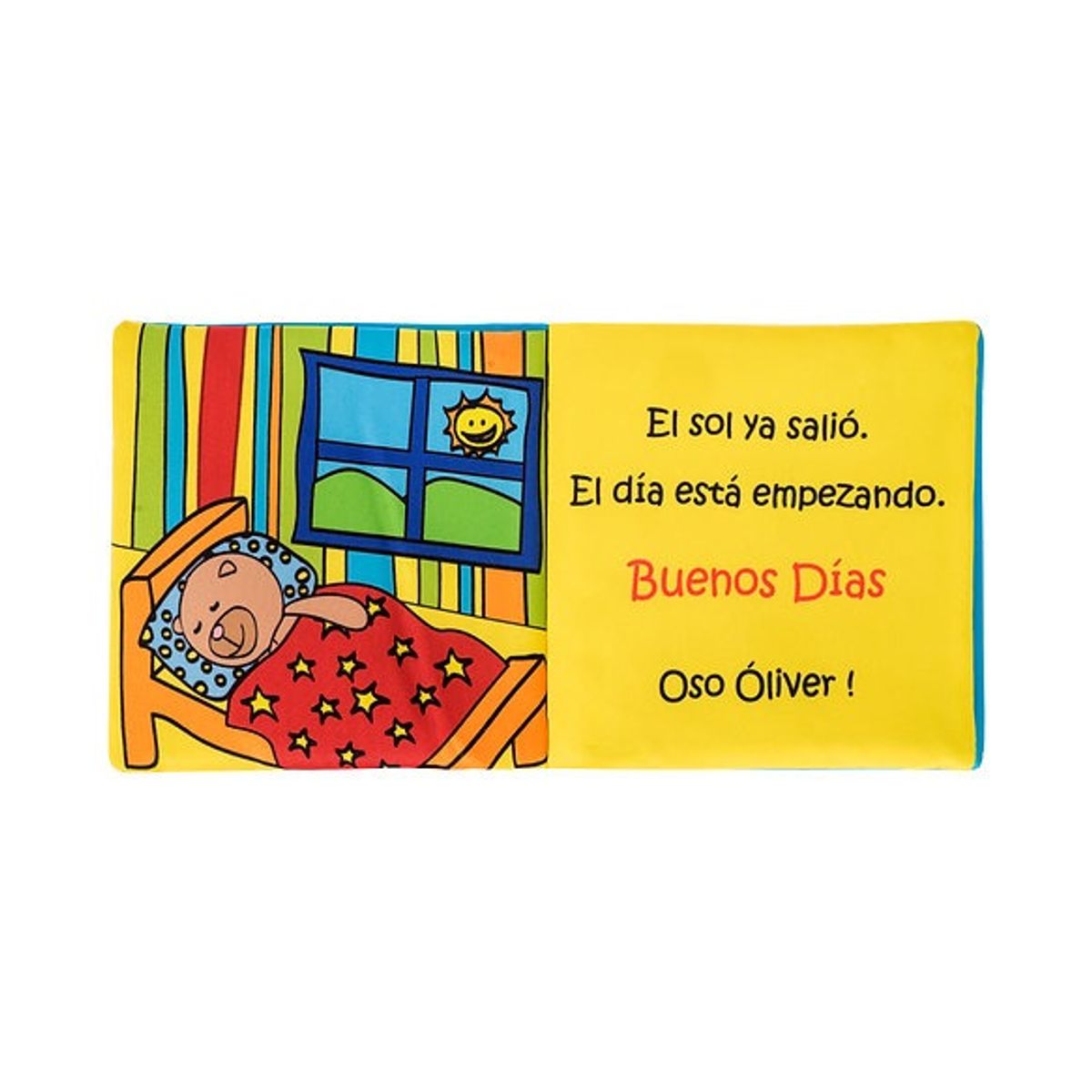 JUGANDO Y EDUCANDO - Libro De Tela Para Bebe Estimulación Sensorial Animales Niño