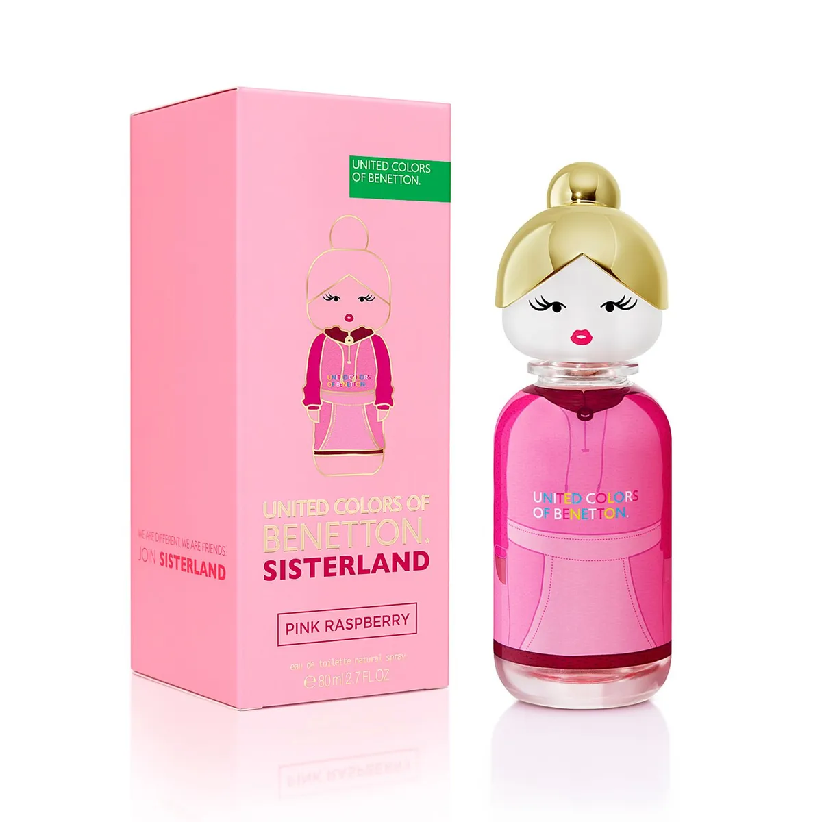 BENETTON - Perfume Benetton Sisterland Pink Raspberrie Mujer 80 ml Eau de toilette 
