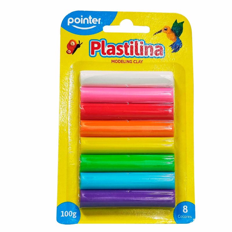 POINTER - Plastilina Pointer Modeling Clay X 8 Colores.