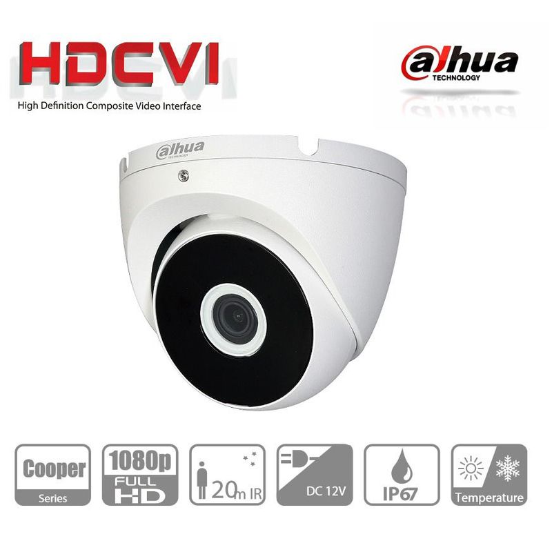 DAHUA - CAMARA 4 EN 1 1/2,7" CMOS 5MP@25FPS TIPO DOMO METALICO DAHUA.