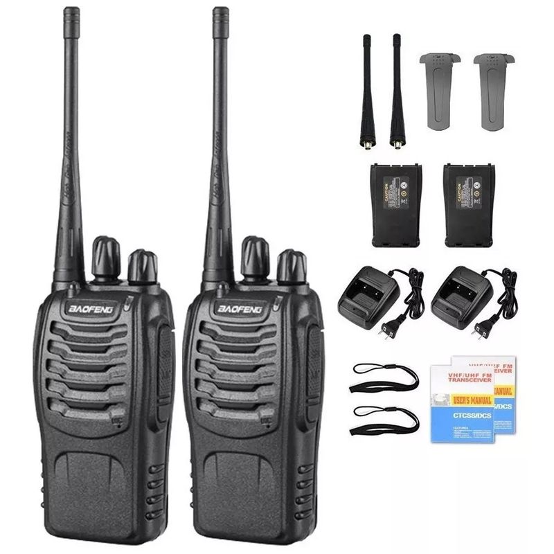 BAOFENG - Radio Walkie Talkie Baofeng Bf-888s Uhf X2 Bateria 2800mAh