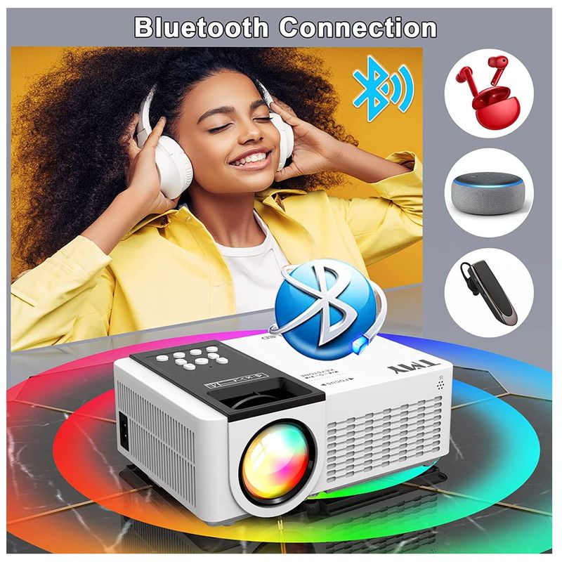 ONE PIXEL - Proyector WiFi 5G Con Bluetooth 5.1 Proyector  9000 lúmenes
