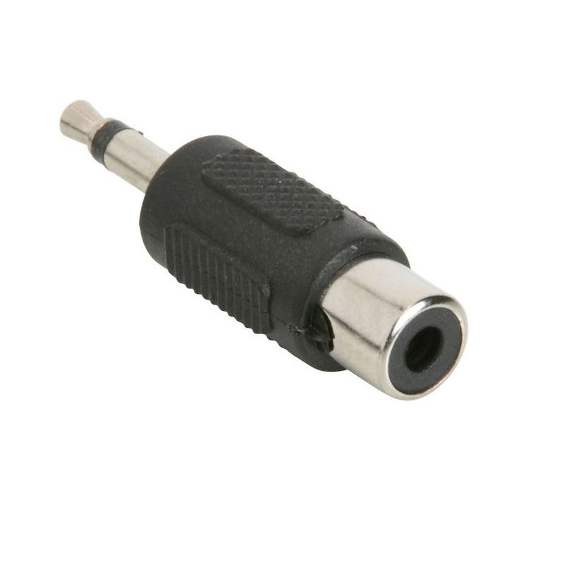 GENERICO - Adaptador De Audio Plug Mono De 3.5 Mm A Jack Rca Hembra