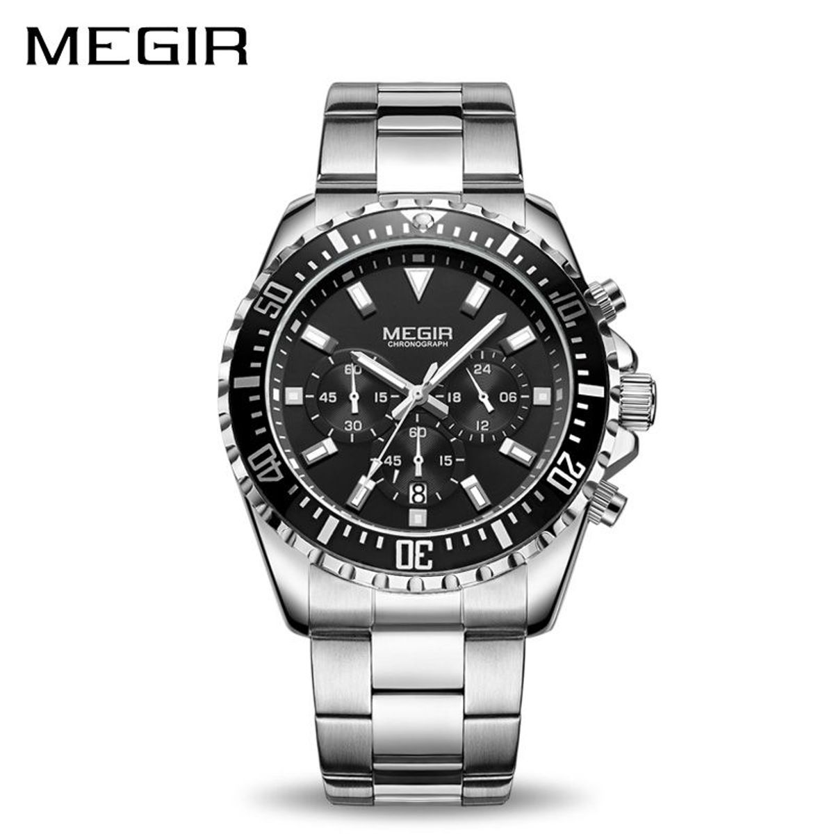 MEGIR - RELOJ HOMBRE MEGIR PLATEADO FORMAL M2064