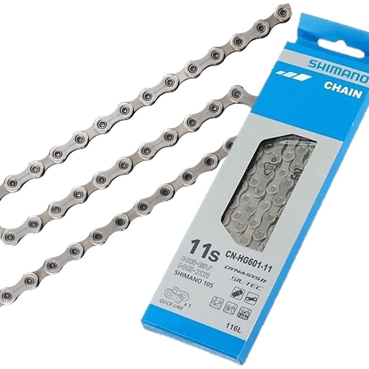 SHIMANO - Cadenilla Bicicleta Shimano Hg601 11 V Cadena Ruta O Montaña