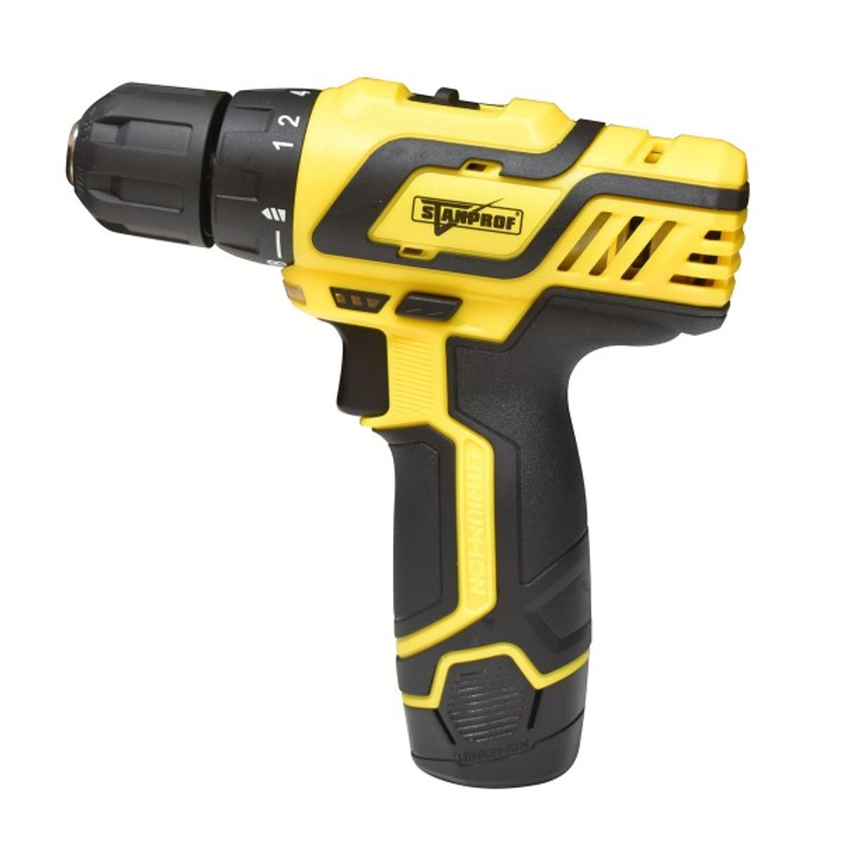STANPROF - Taladro Inalambrico Color Amarillo 60hz 110v240v