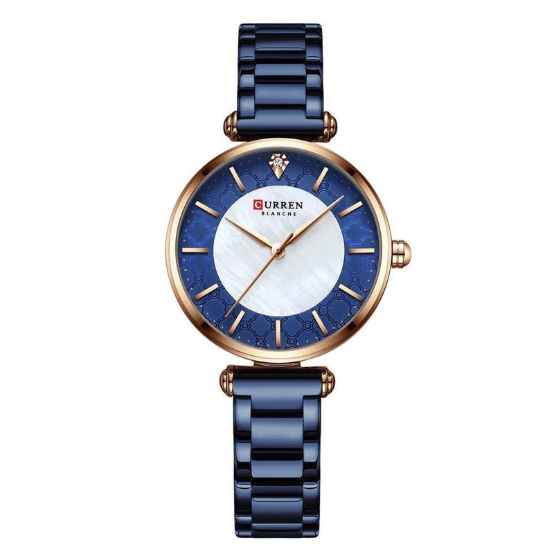 CURREN - RELOJ CURREN 9072 AZUL ELEGANTE MUJER