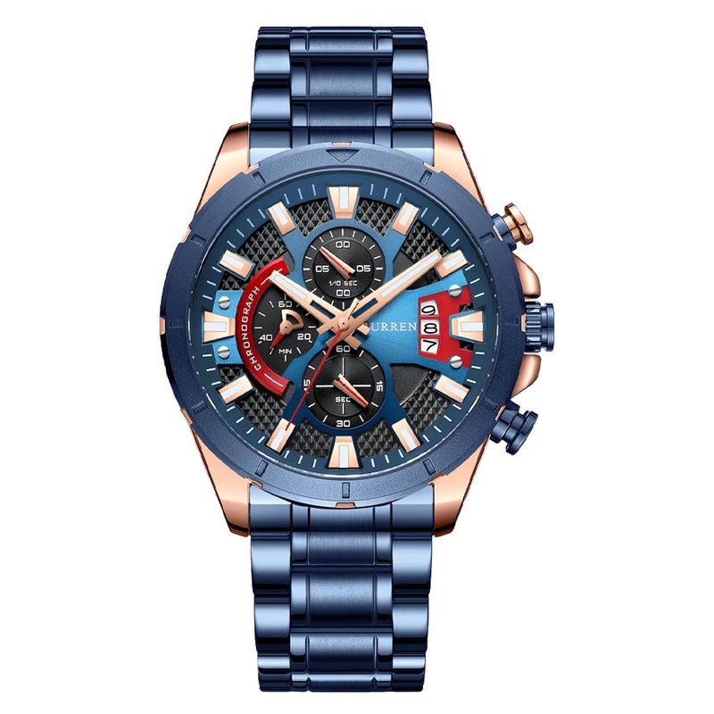 CURREN - RELOJ CURREN 8401 AZUL ACERO MIX