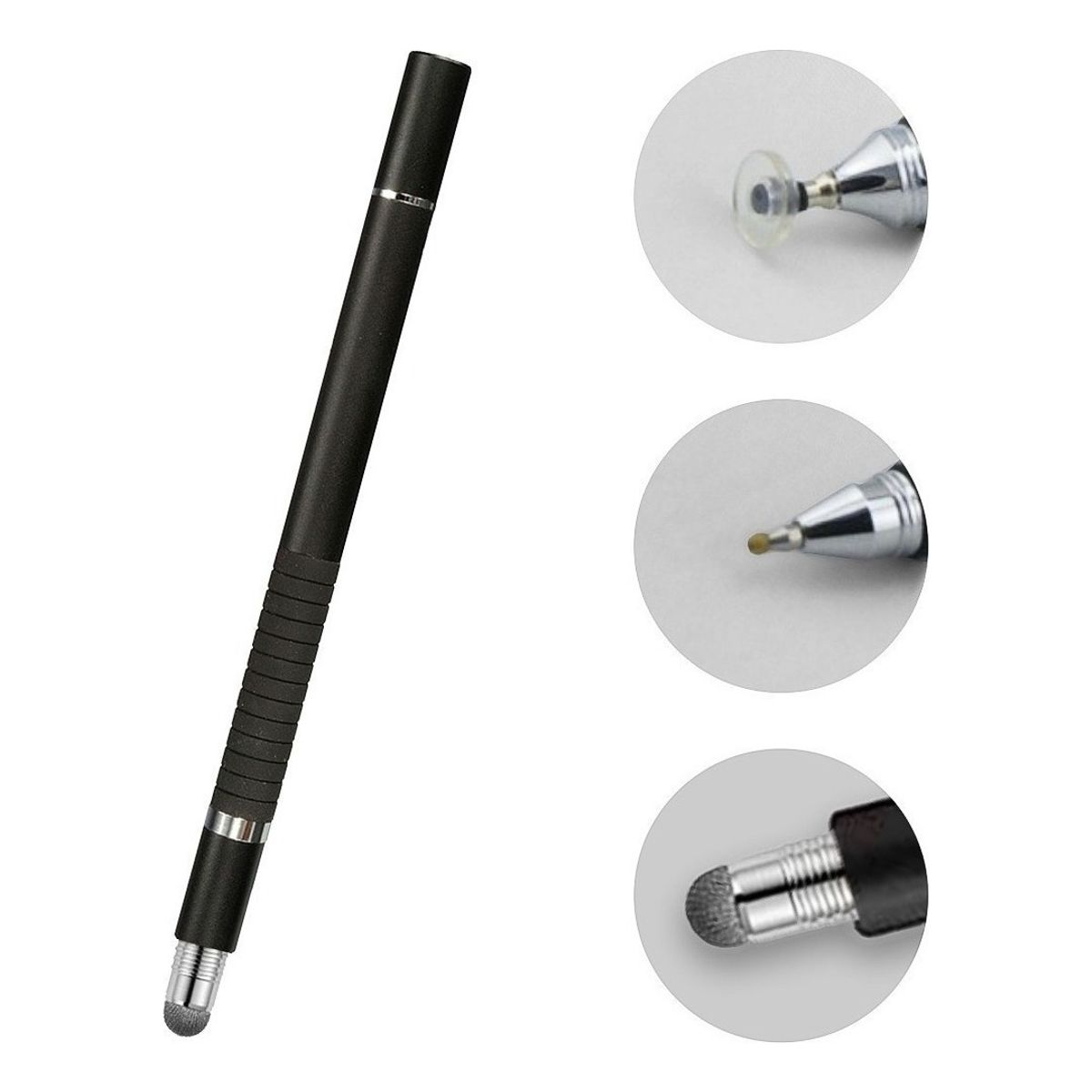 GENERICO - Lápiz Optico Touch Pen Universal Para Tablet Celular 3 En 1