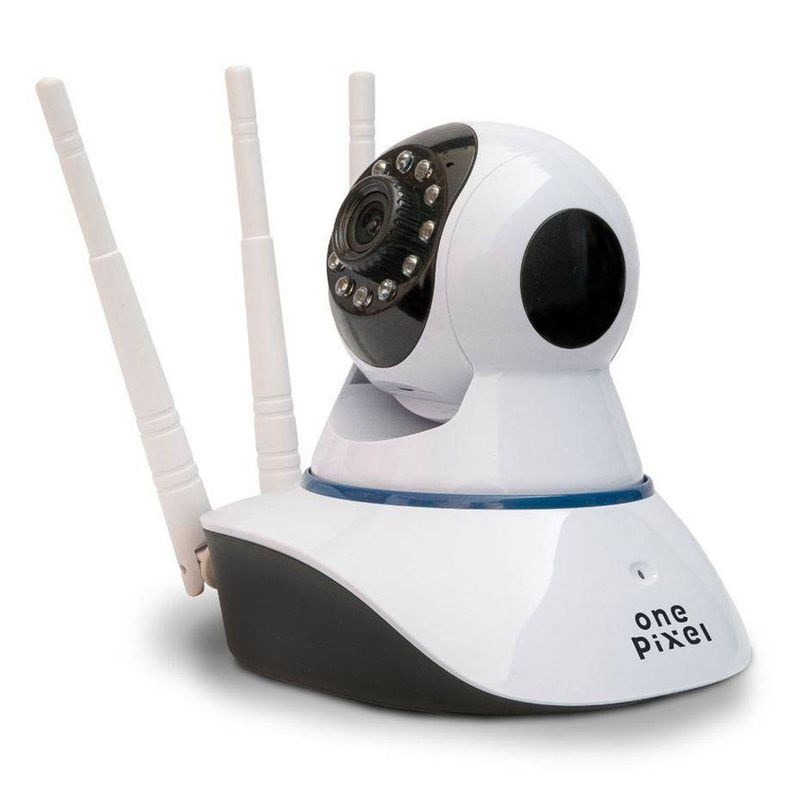 ONE PIXEL - Camara De Seguridad 3 Antenas Robotica 360 WIFI