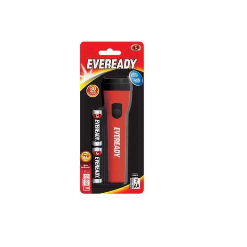 EVEREADY - Linterna Led Eveready Incluye 2 Pilas AA E300703700