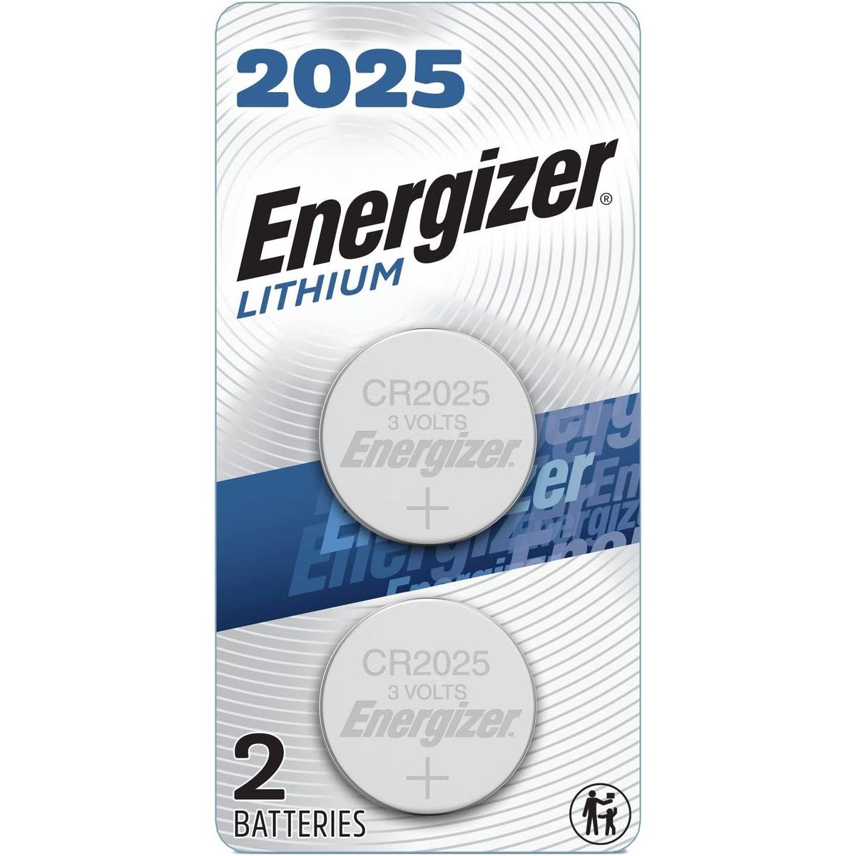 ENERGIZER - Pila Bateria De Litio Cr2025 Energizer x 2 unidad