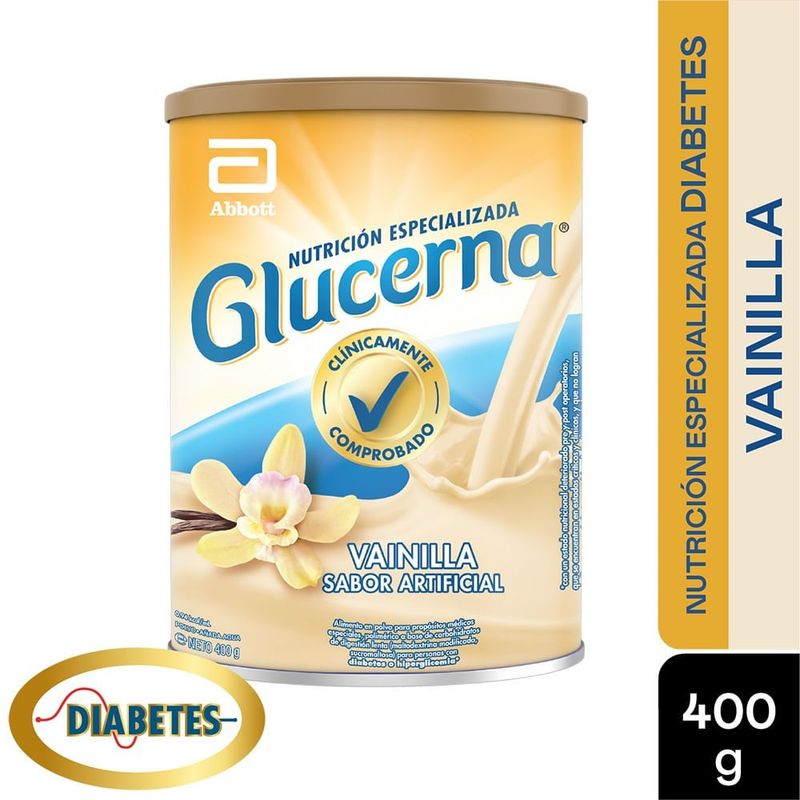 GLUCERNA - Glucerna Sr Vainilla Lata Polvo X 400gr