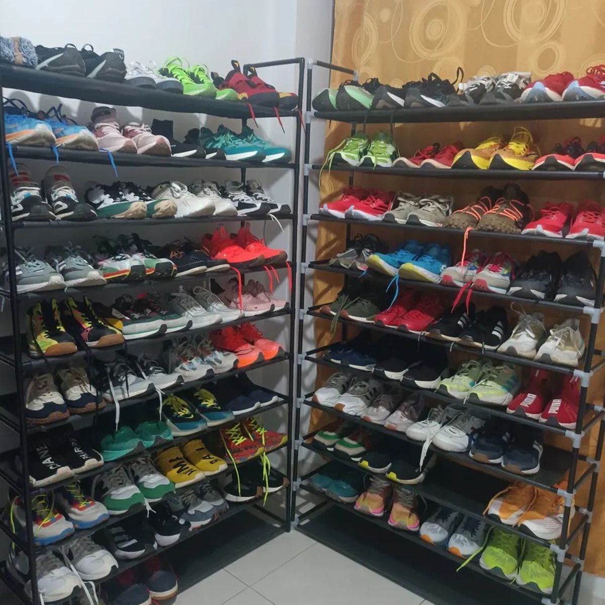 INDUHOGAR - Zapatera organizador de zapatos para 40-50 pares desarmable induhogar