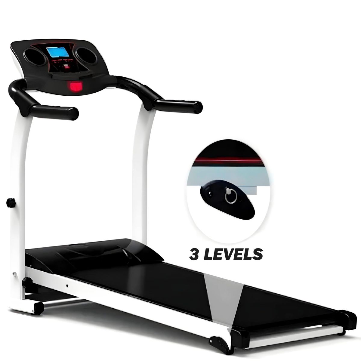 MAGNUX COMPANY - Banda Caminadora Eléctrica Plegable Gym 3 Niveles Inclina.
