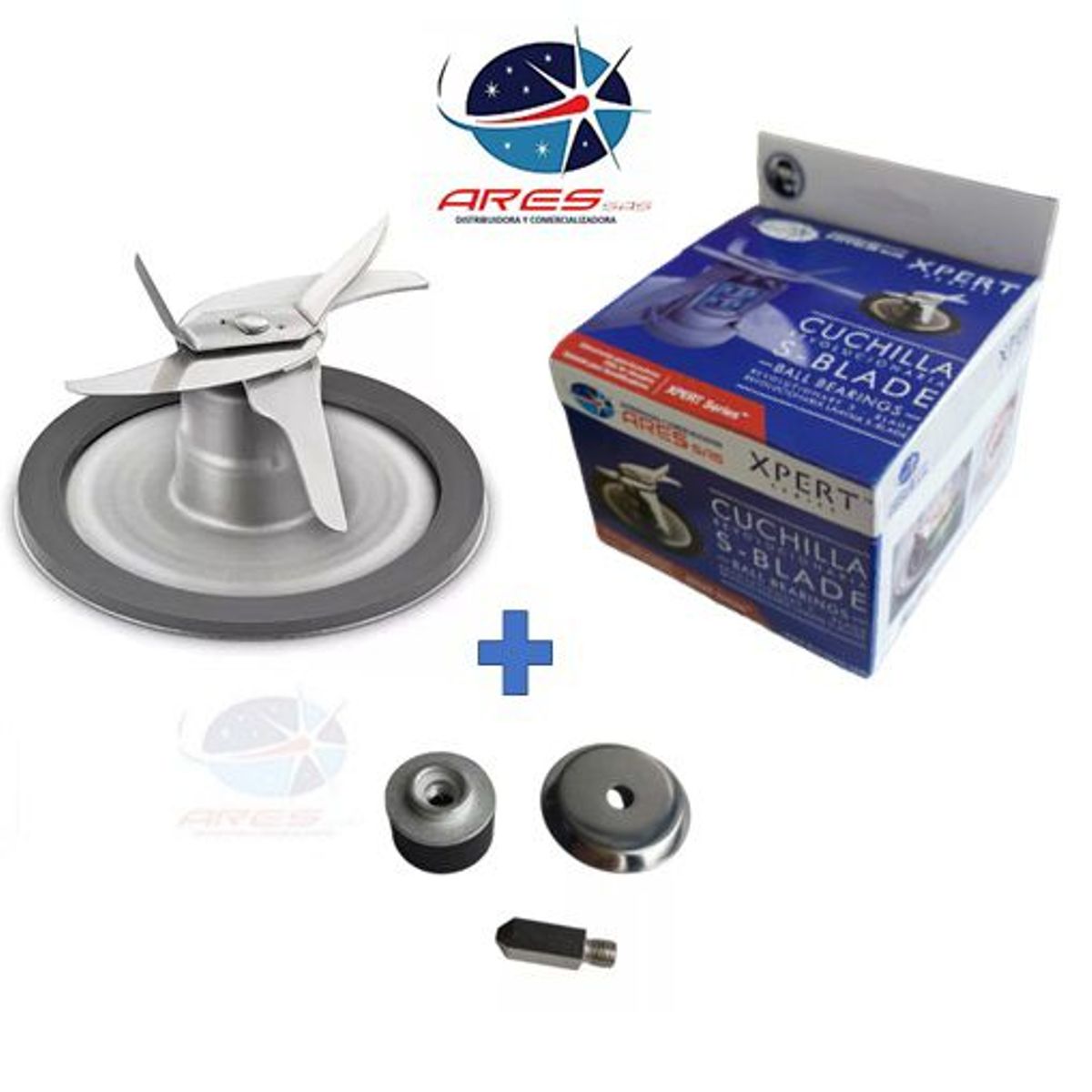 ARES - Cuchilla licuadora Oster Xpert con Cuadrante ybuje