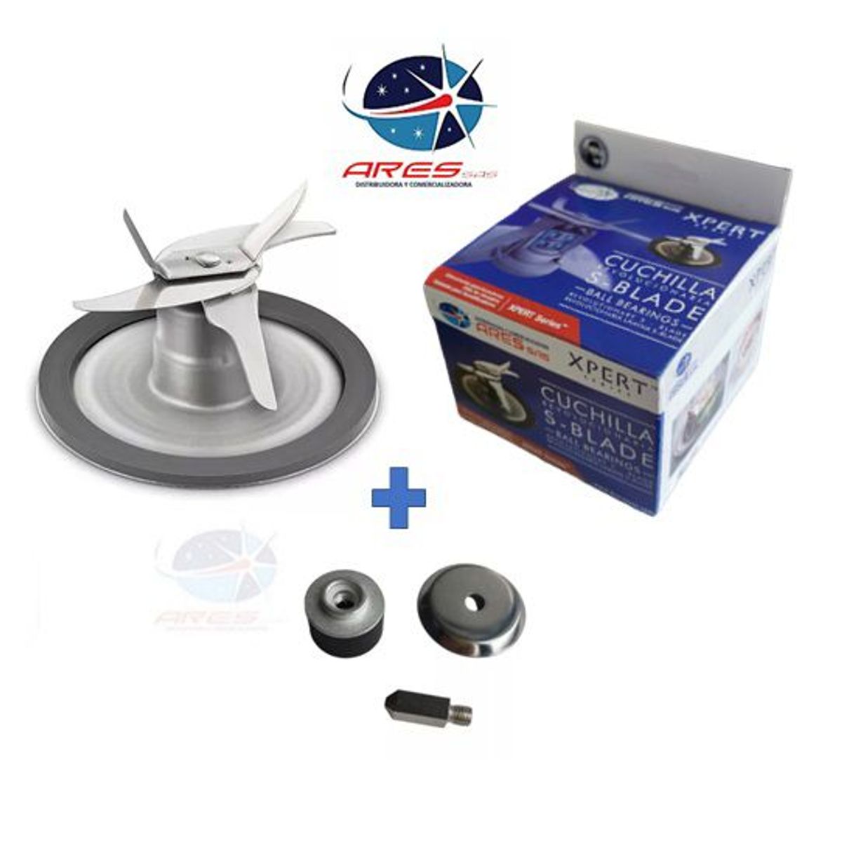 ARES - Cuchilla licuadora Oster Xpert con Cuadrante ybuje