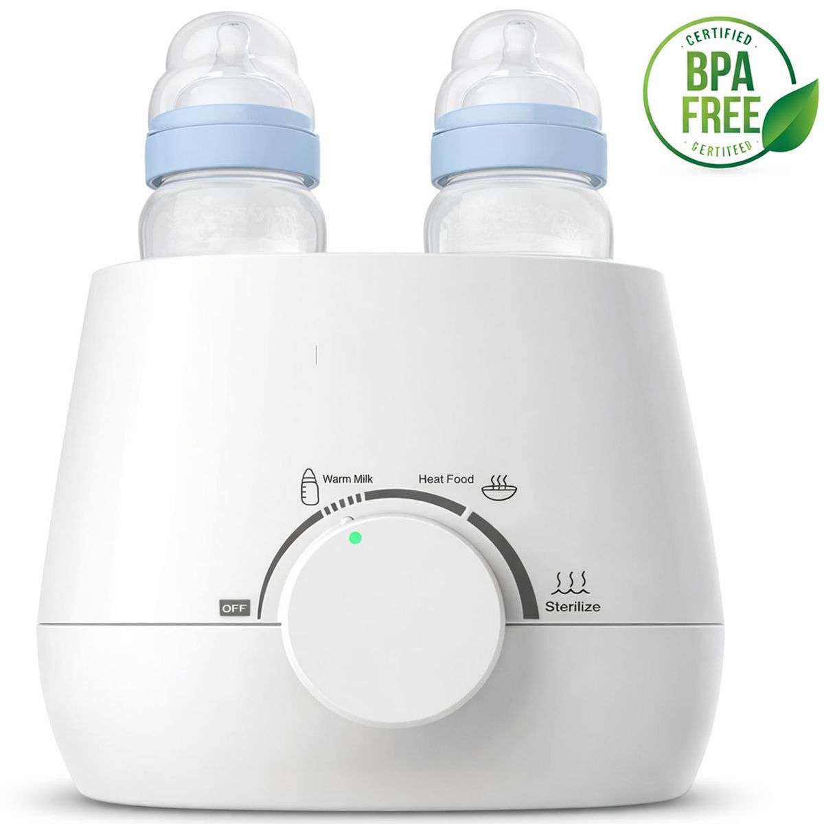 ONE PIXEL - Esterilizador y Calentador Teteros Real Bubee ONE PIXEL para Biberones y Alimentos de Bebé