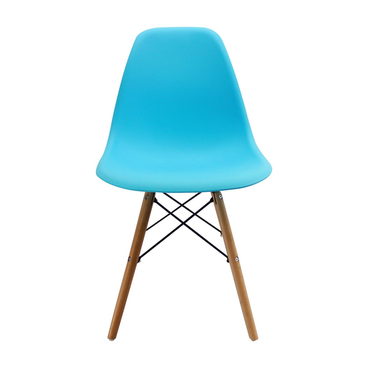 BOXBIT - Kit x 2 Sillas DKR Tipo Eames PREMIUM Azules
