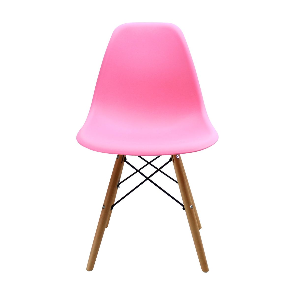 BOXBIT - Kit x 2 Sillas DKR Tipo Eames PREMIUM Rosadas