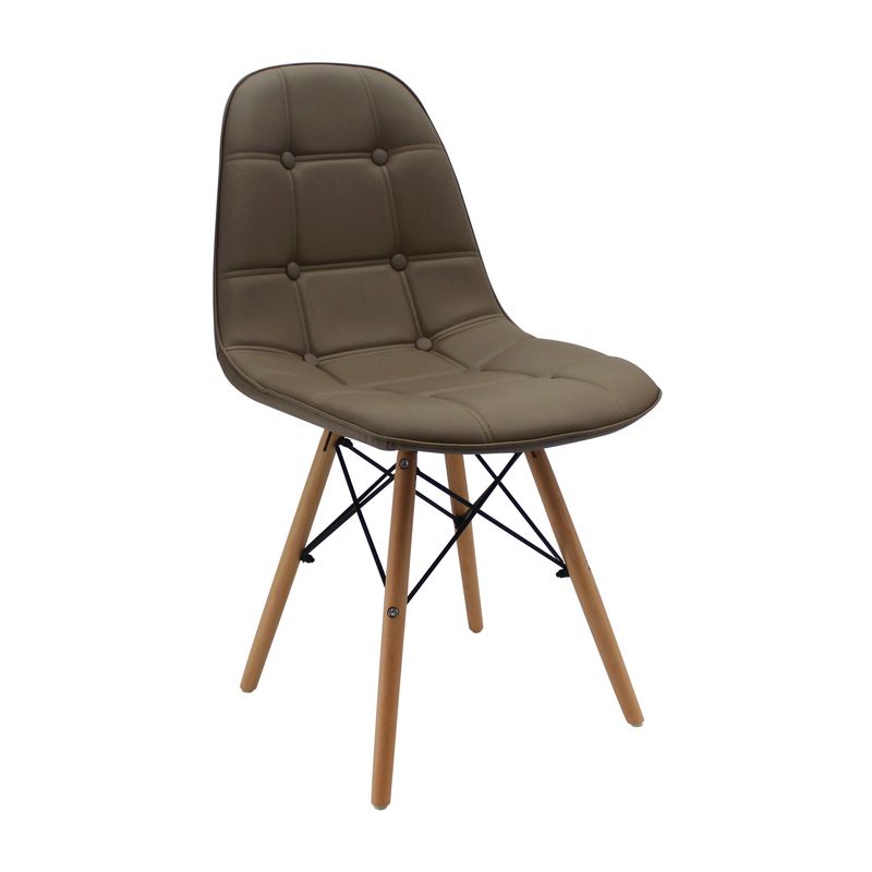 BOXBIT - Silla DKR Botones Beige