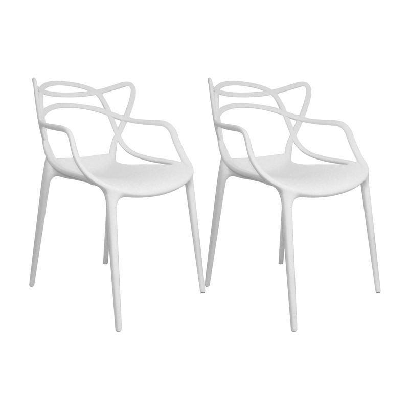 BOXBIT - Kit x2 Sillas Solna Tipo Master Blancas