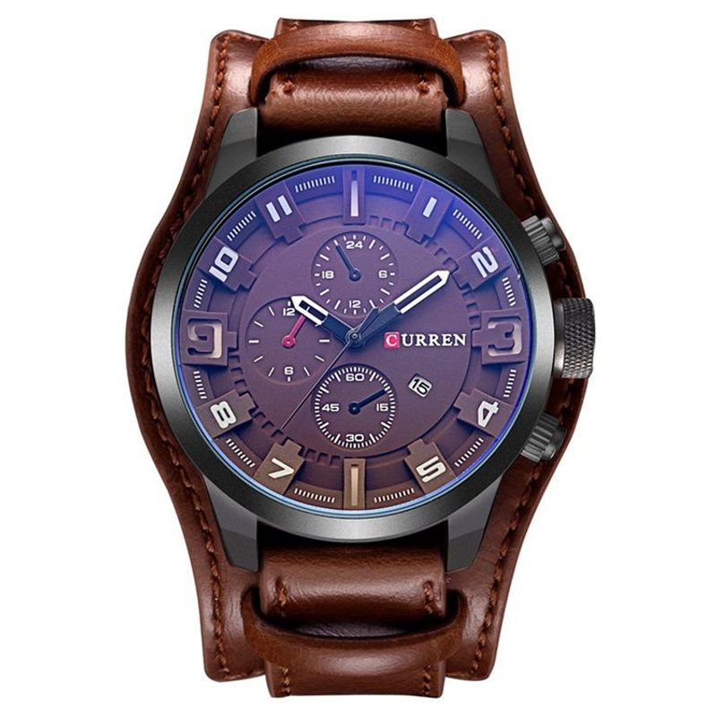 CURREN - RELOJ CURREN 8225 MARRÓN CLÁSICO