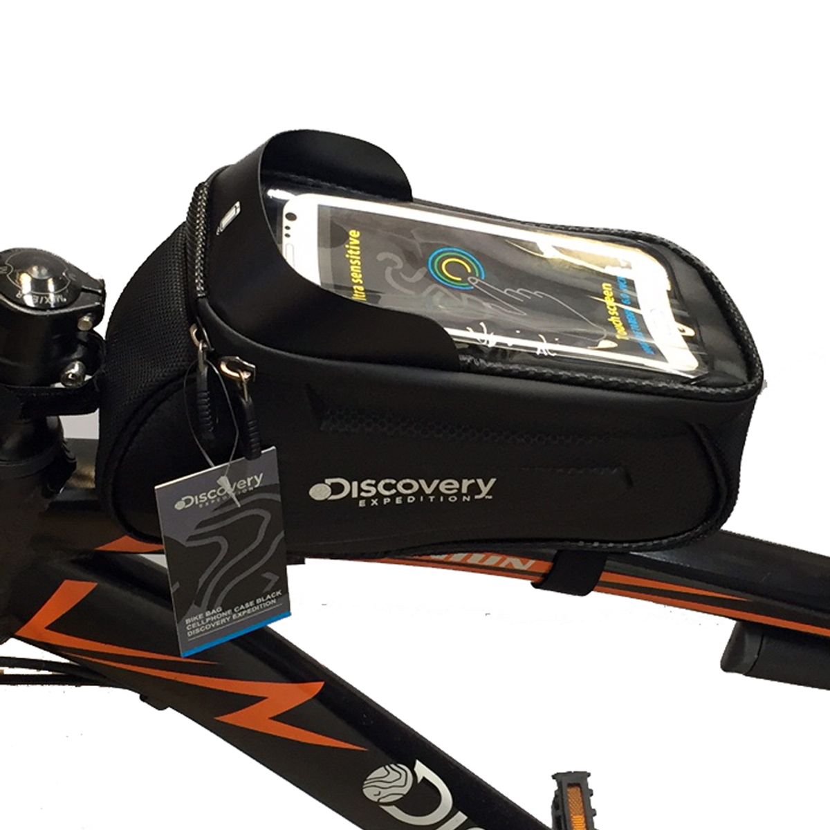 DISCOVERY - PORTA CELULAR ESTUCHE MALETA BOLSO GRANDE BICICLETA MOTO