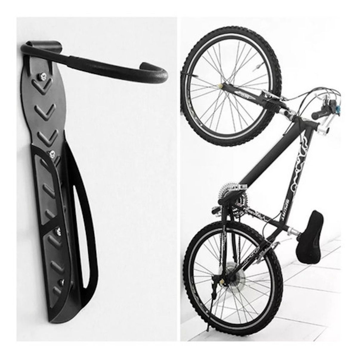 GENERICO - Soporte Gancho Porta Bicicleta Pared Colgador