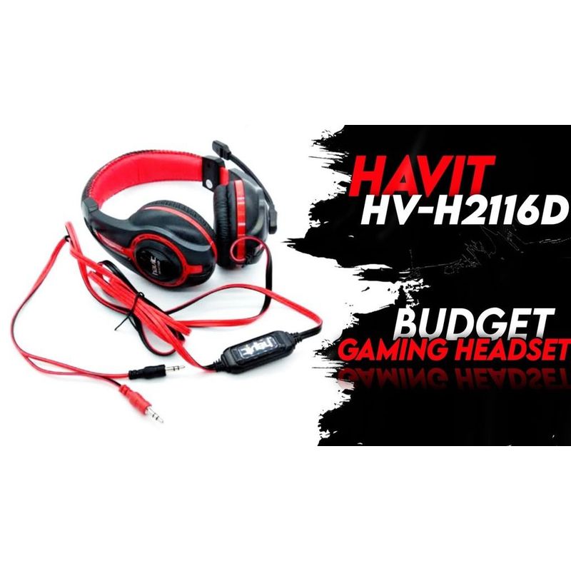 ZER - DIADEMA GAMER HAVIT H2116D PLUG 3,5 MICROFONO PC CALL.