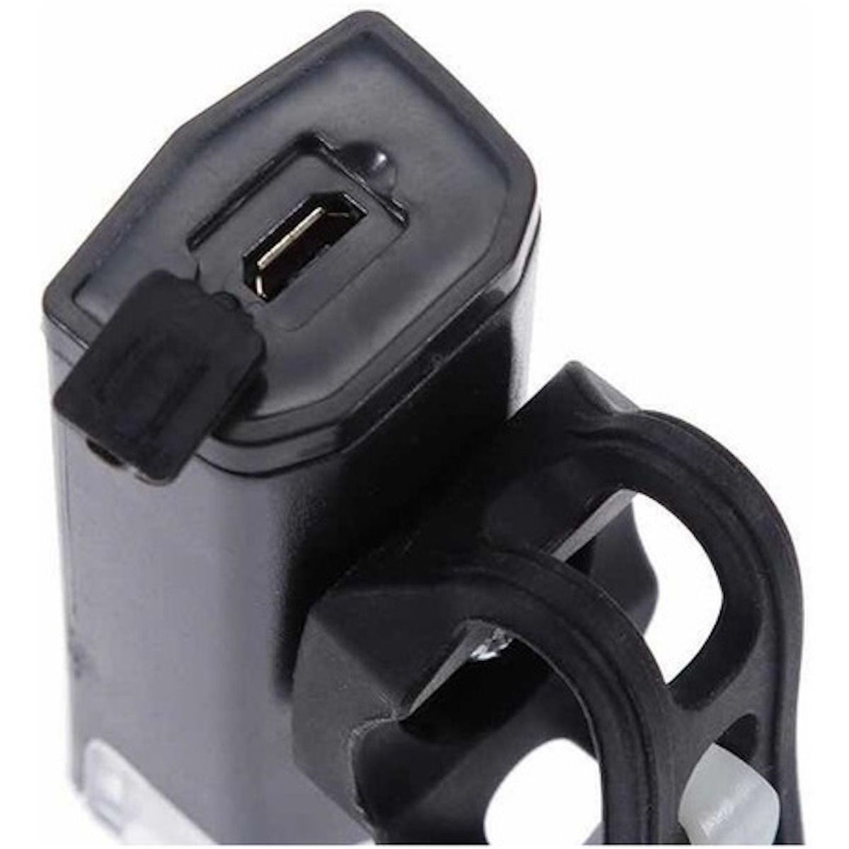 GENERICO - Luz Recargable Bicicleta Delantera Alta Luminosidad 300 Lms