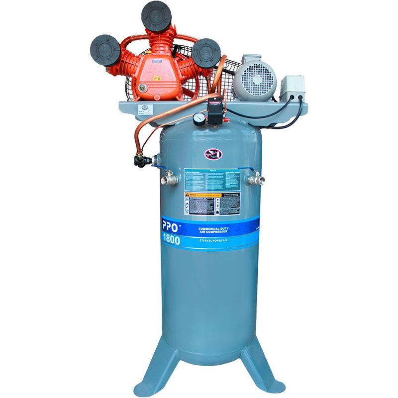 POWER - Compresor De 5HP 220V 3P 150PSI 60 Galones Automático 19CFM