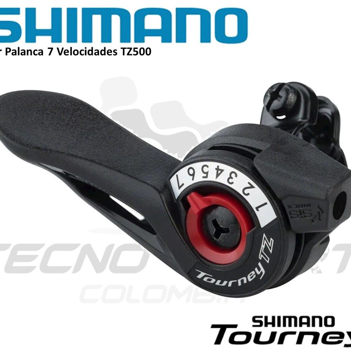 SHIMANO - Palanca Cambio Bicicleta Shimano Tourney 7v Par Manillar Mtb