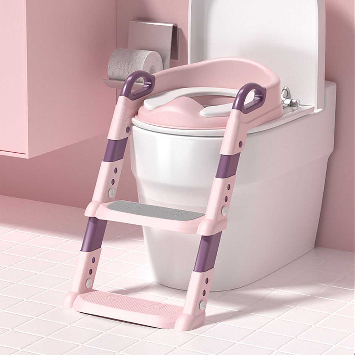 ENFANTASY - Escalera Inodoro Baño Entrenamiento Para Niños Acolchado-