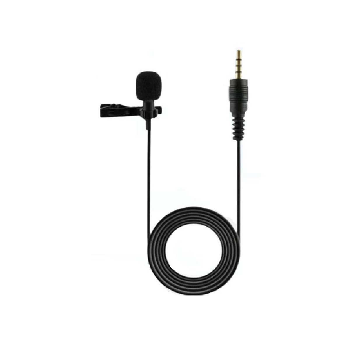 GENERICO - MICROFONO DE SOLAPA NEGRO 3.5 MM