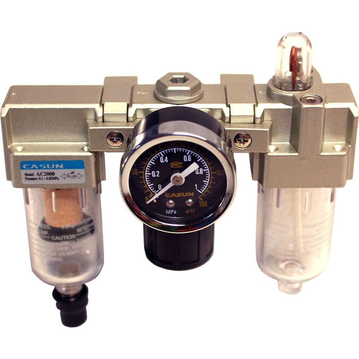 POWER - Unidad De Mantenimiento De ¼» De Aire Mini 135PSI