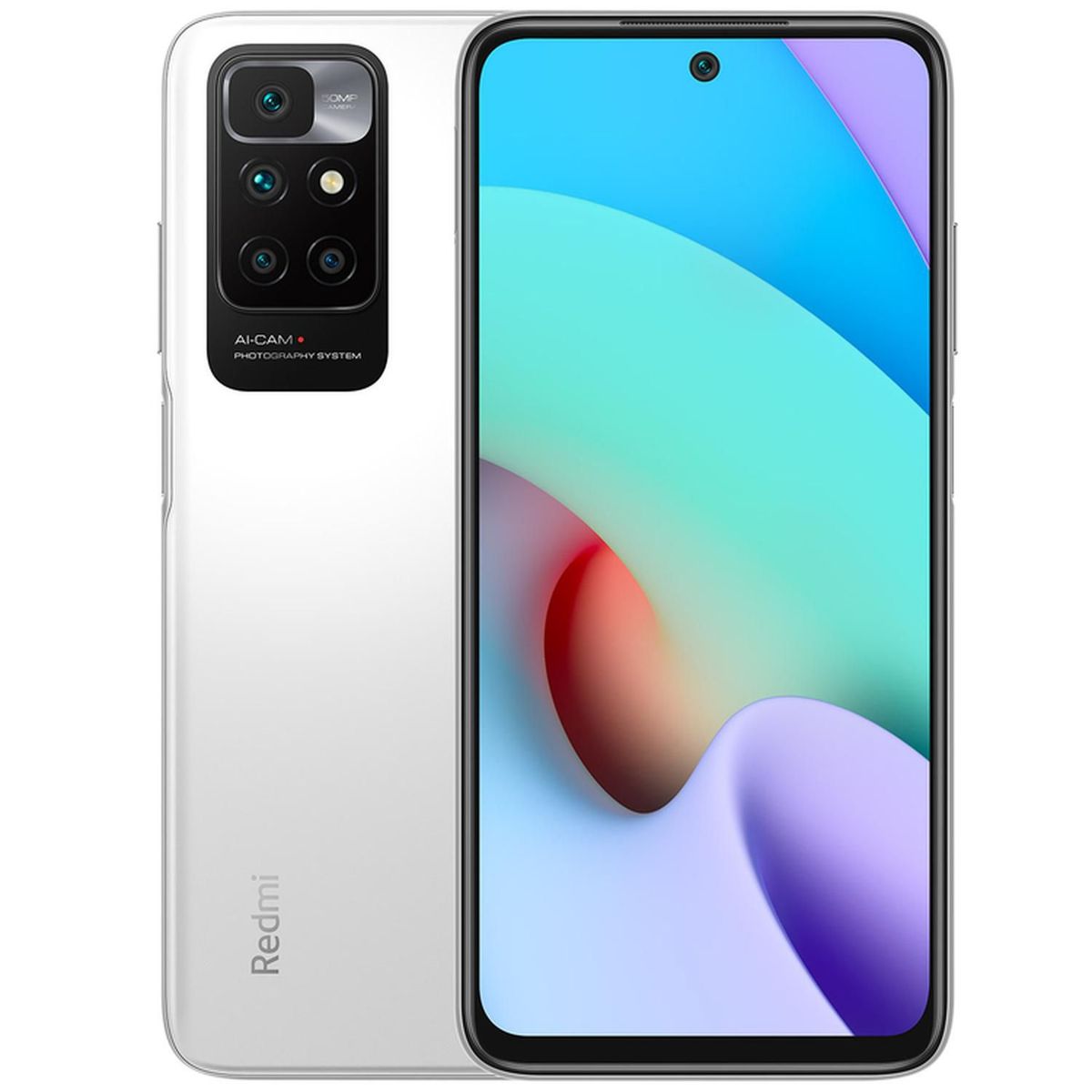 XIAOMI - Celular Xiaomi  Redmi 10 2022   4GB+128 RAM  Pebble White