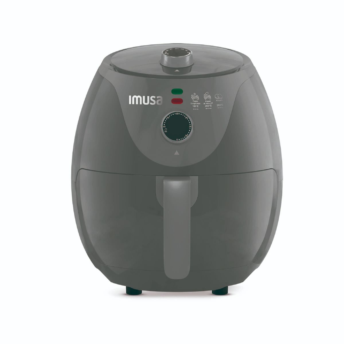 IMUSA - Freidora De Aire Imusa Air Fryer Esencial 3,2 Litros Gris