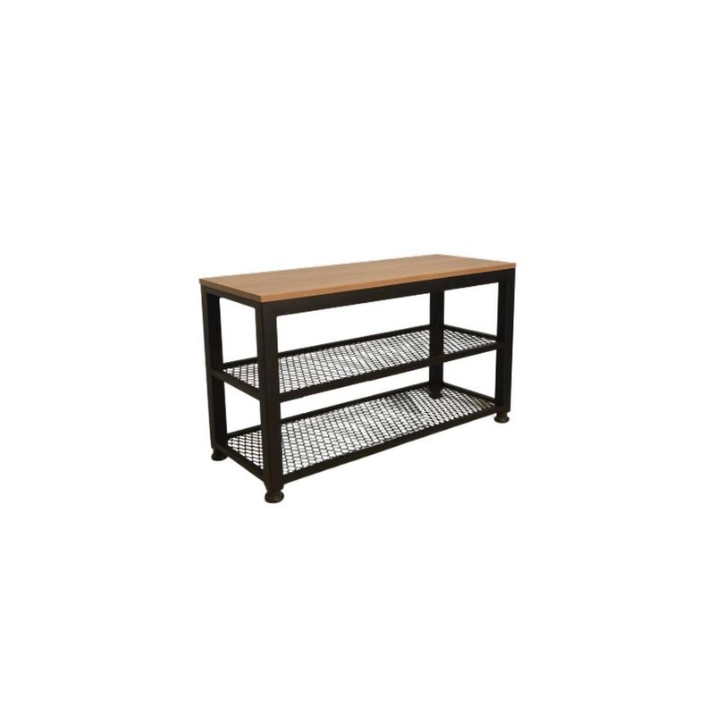 FERRUM - RECIBIDOR BIO EN HIERRO Y MADERA KUON