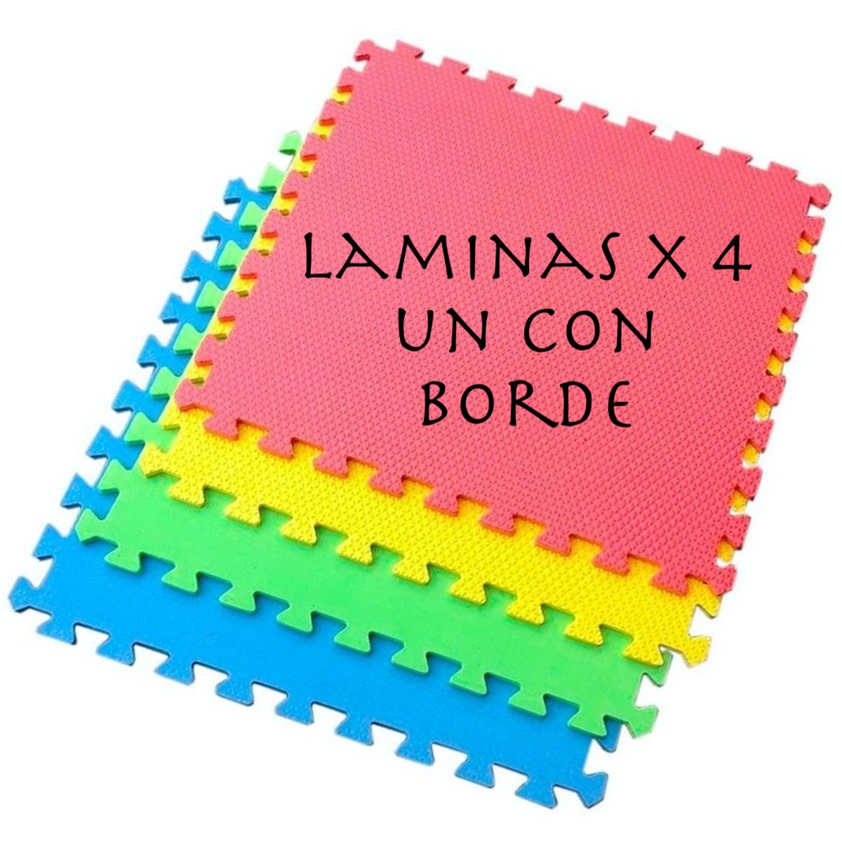 GENERICO - Tapete Foamy 60 X 60 - 4 Laminas