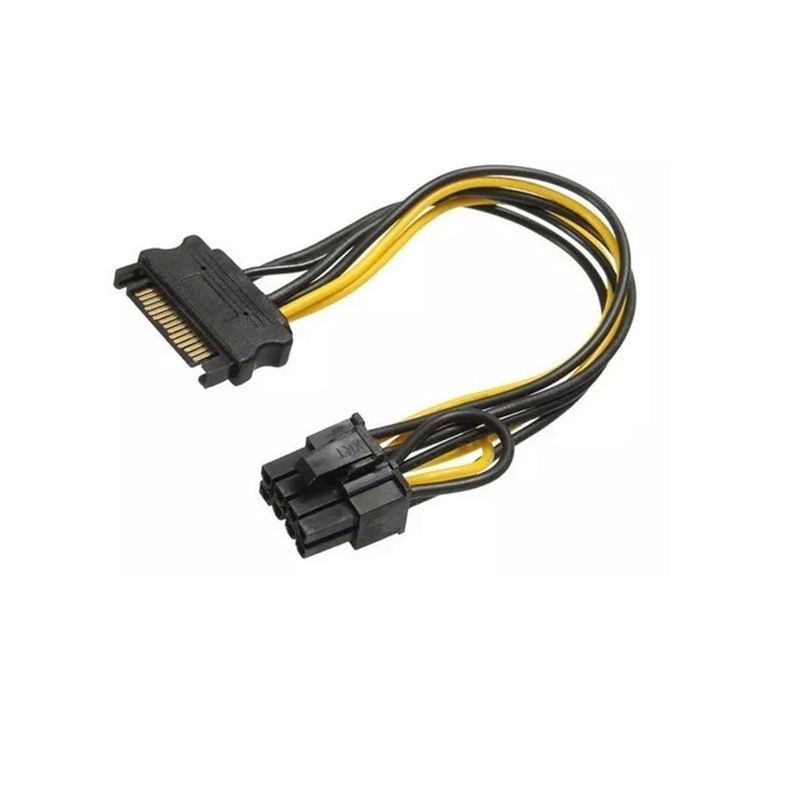 GENERICO - Cable De 8 Pines Pci Express A Sata Estandar Para T Video