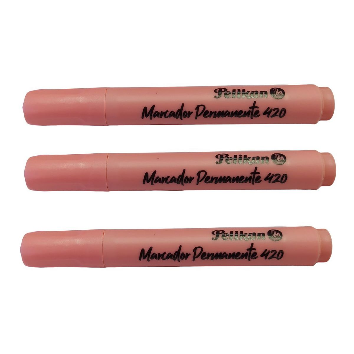 PELIKAN - Marcador Permanente Marker 420 Pastel Pelikan X3 Und