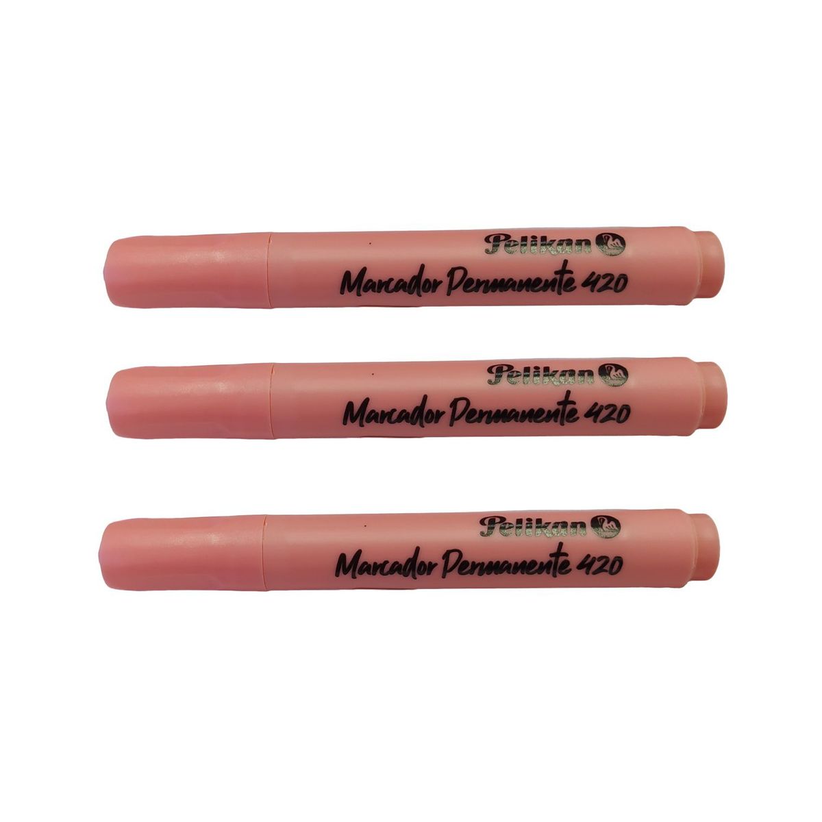 PELIKAN - Marcador Permanente Marker 420 Pastel Pelikan X3 Und